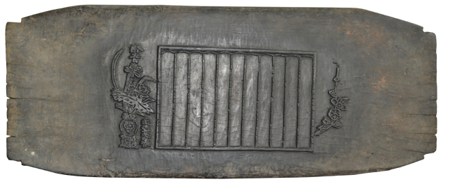 Woodblock for letter paper